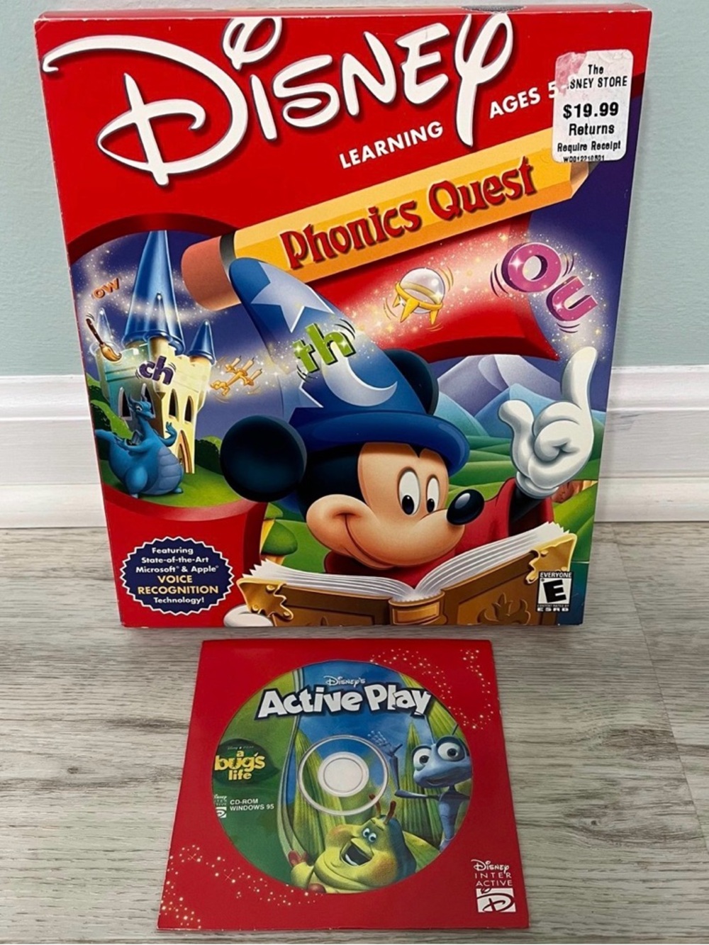 Vintage Y2K Disney Interactive Learning Software Bundle